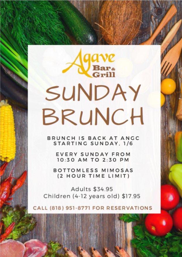 Sunday Brunch Buffet Angeles National Golf Club