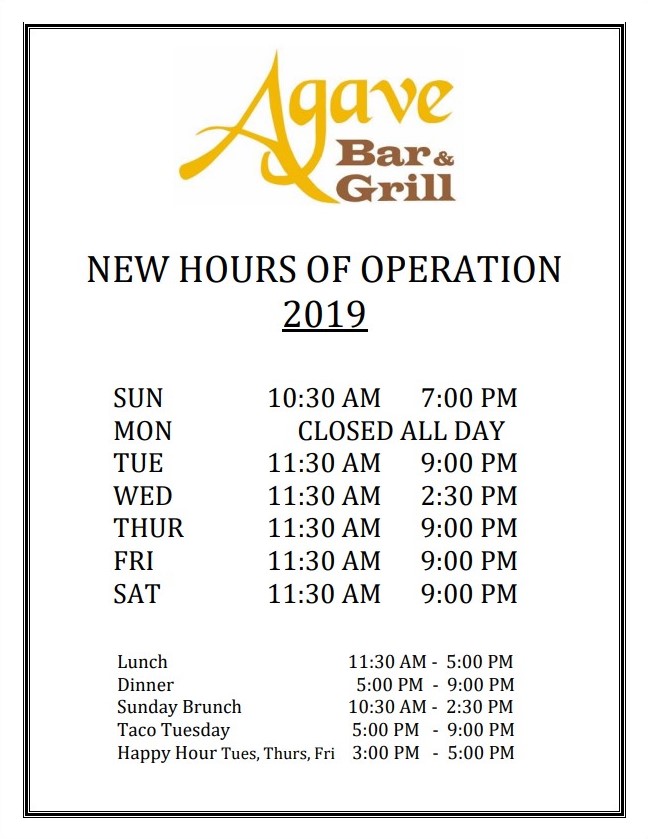 Bar & Grill Hours Angeles National Golf Club